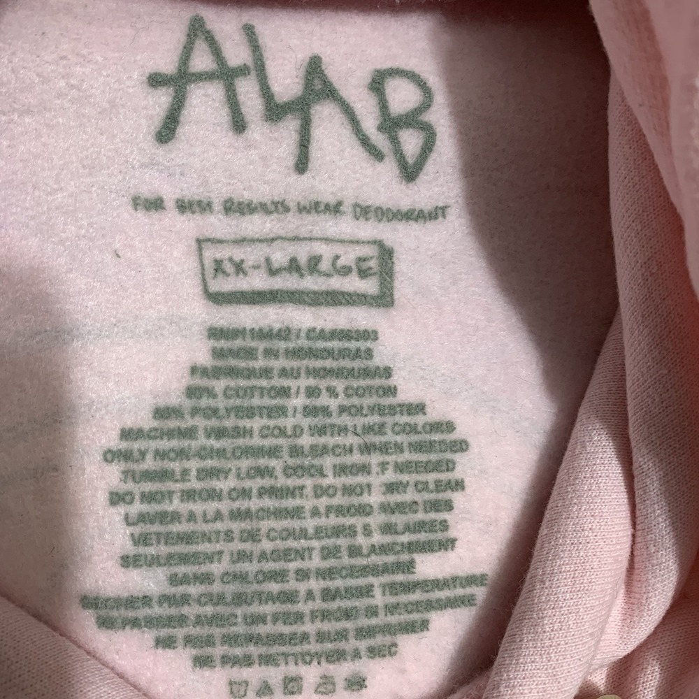 ALAB Bouncing Around Hoodie Mens XXL Pink Trippy Pinball Graphic Sweatshirt - Picture 5 of 7